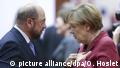 Deutschland Martin Schulz und Angela Merkel (picture alliance/dpa/O. Hoslet)