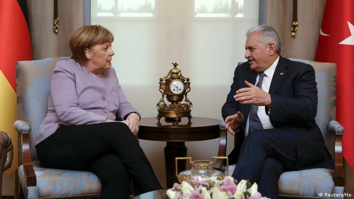 Türkei Angela Merkel - Binali Yildirim (Reuters/Ho)