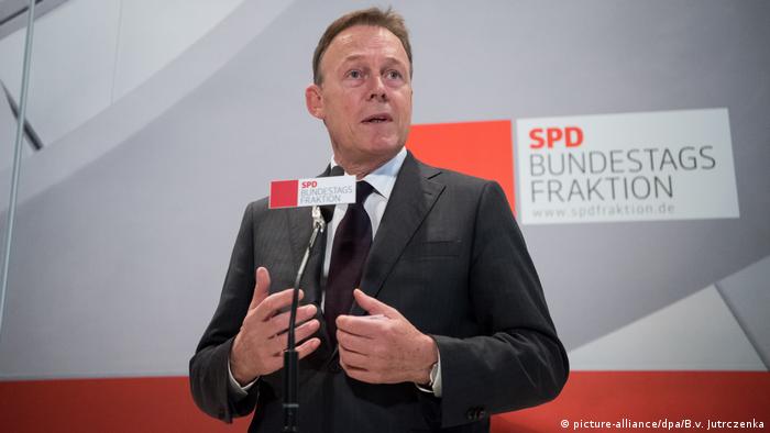 Deutschland Thomas Oppermann, Fraktionsvorsitzender der SPD (picture-alliance/dpa/B.v. Jutrczenka)