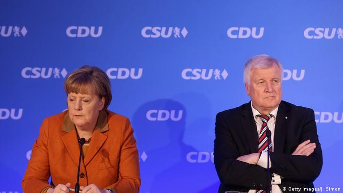 Angela Merkel und Horst Seehofer (Getty Images/J. Simon)