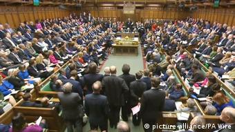 Britisches Unterhaus tagt über Brexit-Gesetz, Totale (picture-alliance/PA Wire)
