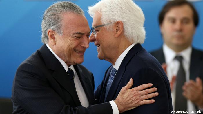 Brasilien - Michel Temer und Wellington Moreira Franco (Reuters/A. Machado)