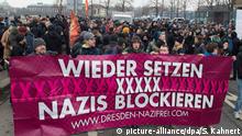 Dresden Bündnis Dresden Nazifrei - Gegendemonstranten zu Neonazikundgebung