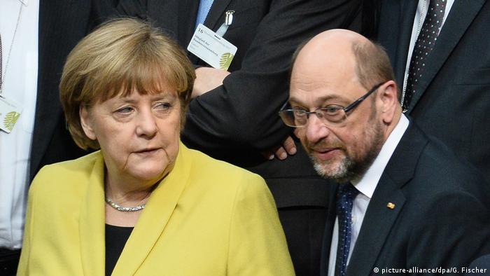 Меркель и Шульц