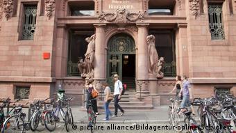 La biblioteca de la Universidad de Heidelberg, uno de los lugares preferidos de Montoya.