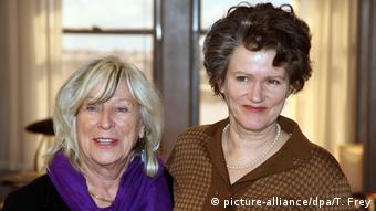 Margarethe von Trotta with actress Barbara Sukowa (c) picture-alliance/dpa/T. Frey