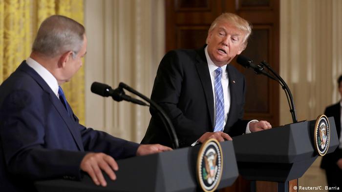 Washington Treffen Trump und Netanjahu (Reuters/C. Barria)