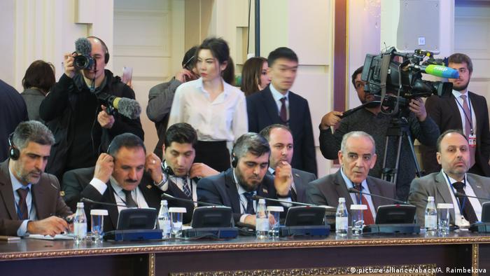 Kasachstan Syrien Friedensgespräche in Astana (picture-alliance/abaca/A. Raimbekova)