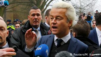 Niederlande | Geert Wilders auf Wahlkampfveranstaltung (Reuters/M. Kooren)