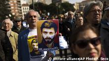 Spanien Protest gegen Inhaftierung von Oppositionspolitiker Leopoldo Lopez in Venezuela