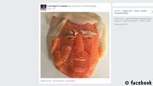 Screenshot Facebook Fisch-Kollage Trump
