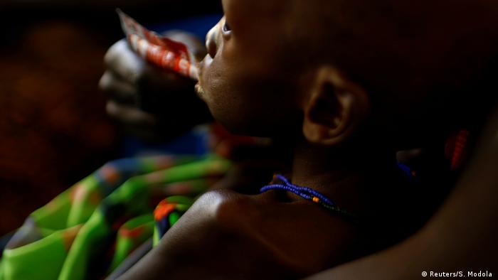 Südsudan Dürre Hunger Mutter mit Kind in Juba (Reuters/S. Modola )