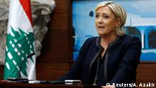 Libanon Marine Le Pen zu Besuch