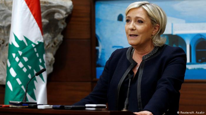 Libanon Marine Le Pen zu Besuch (Reuters/A. Azakir)