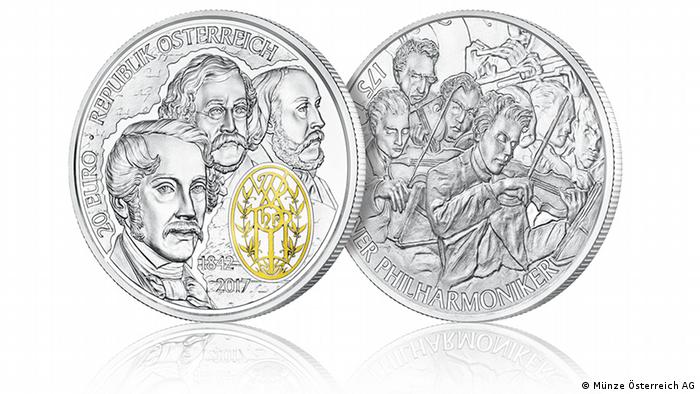 Gedenkmünzen 175 Jahre Wiener Philharmoniker (Münze Österreich AG)
