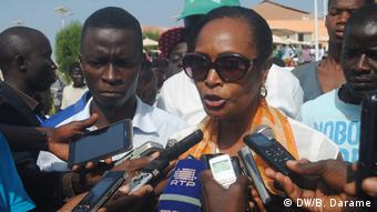 Guinea-Bissau - Proteste gegen die Regierung: Nelvina Barreto (DW/B. Darame)