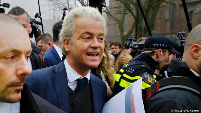 Niederlande Wahlkampf Geert Wilders (Reuters/M. Kooren)