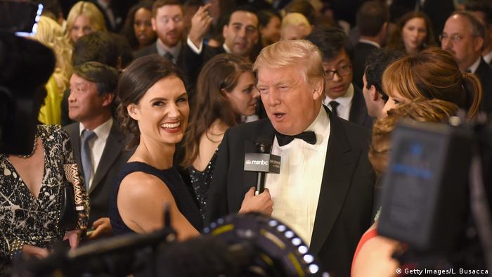 Washington Donald Trump beim traditionellen Korrespondenten-Galadinner im Weißen Haus (Getty Images/L. Busacca)