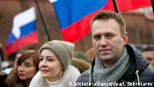 Russland Moskau Alexej Nawalny