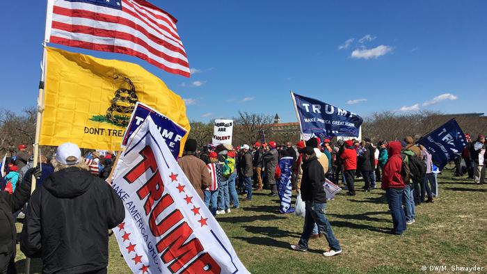 USA March 4 Trump in Washington (DW/M. Shwayder)