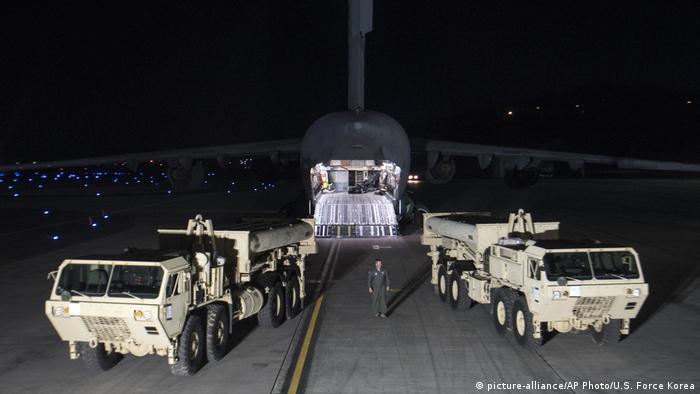 Südkorea US-Raketenabwehrsystem THAAD (picture-alliance/AP Photo/U.S. Force Korea)