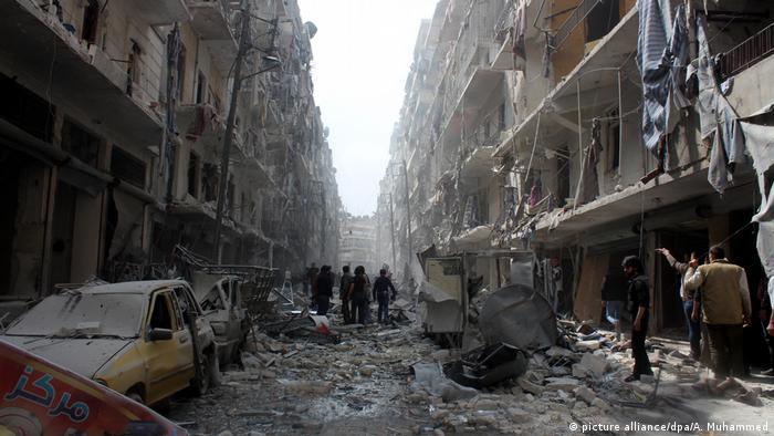 Destrucción en las calles sirias.