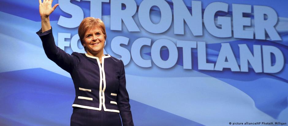 Premiê escocesa, Nicola Sturgeon, é defensora da separação do Reino Unido