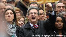 Frankreich Großkundgebung des französischen Präsidentschaftskandidaten Jean-Luc Mélenchon
