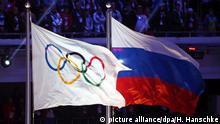 Fahne Russland Olympisch