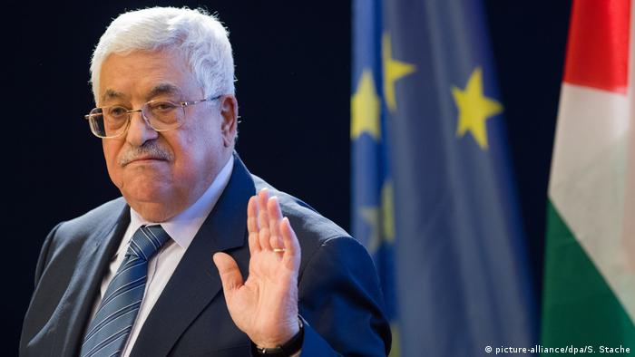 Deutschland Palästinenserpräsident Abbas in Berlin (picture-alliance/dpa/S. Stache)