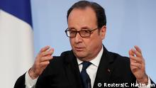Frankreich Francois Hollande in Paris