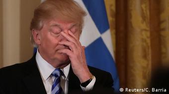 USA Washington - President Donald Trump bei griechischer Unabhänigkeitsfeier (Reuters/C. Barria)