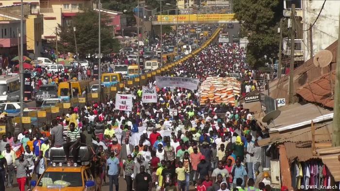 Guinea-Bissau Anti Regierungs Protest (DW/A. Kriesch)