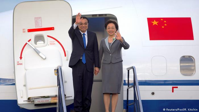 Neuseeland chinesicher Premierminister Li Keqiang kommt in Wellington an (Reuters/Pool/R. Kitchin)