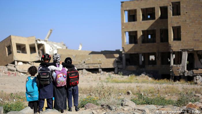 Jemen Leid der Kinder (Getty Images/AFP/A. Al-Basha)