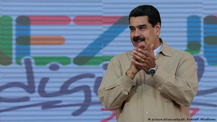 Venezuelas Präsident Nicolas Maduro (picture-alliance/dpa/A. Rivera/P. Miraflores)