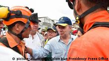 Kolumbien Mehr als 90 Tote bei Überschwemmungen Präsident Santos