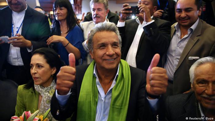 Ecuador Lenin Moreno gewinnt Präsidentenwahl in Quito (Reuters/M. Bazo)