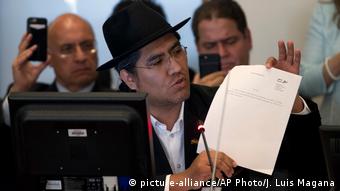 USA OAS-Treffen in Washington - Diego Pary Rodriguez (picture-alliance/AP Photo/J. Luis Magana)