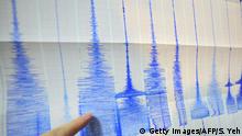 Erdbeben Seismograf Symbolbild
