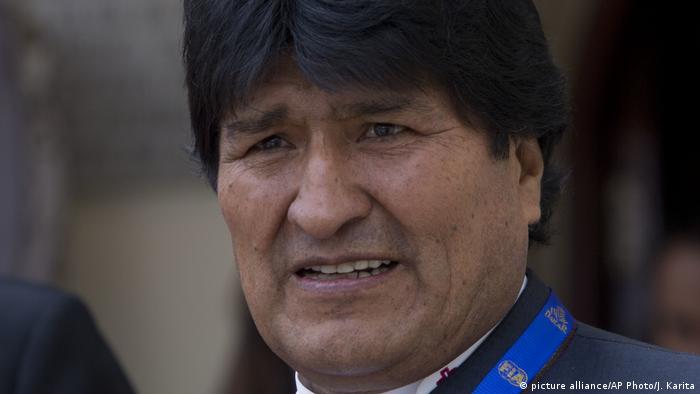 Bolivien Evo Morales (picture alliance/AP Photo/J. Karita)