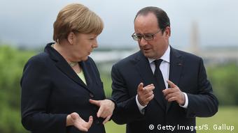 Merkel und Hollande Symbolbild (Getty Images/S. Gallup)