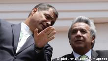 Ecuador Präsident Correa und Lenin Moreno