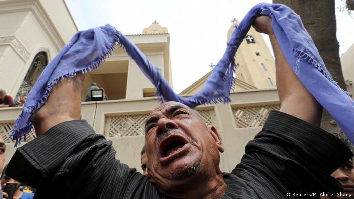 Ägypten nach Anschlag auf Kirche inTanta (Reuters/M. Abd el Ghany)