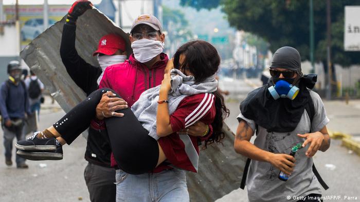 Venezuela Proteste in Caracas (Getty Images/AFP/F. Parra)