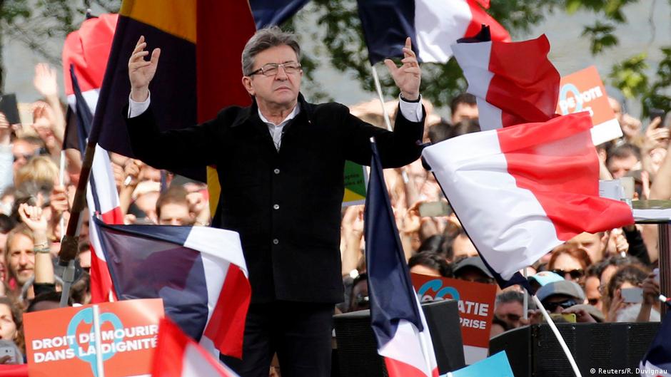 Frankreich | Präsidendschaftskandidat Jean-Luc Melenchon in Toulouse