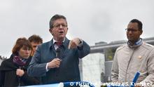 Jean-Luc Melenchon - Wahlkampf per Bootstour durch Paris
