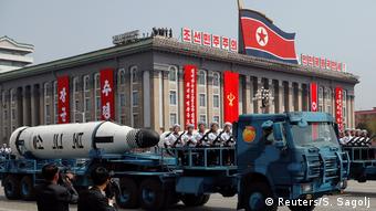 Nordkorea Militärparade in Pjöngjang (Reuters/S. Sagolj)