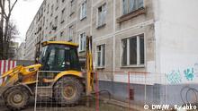 Russland Häuser zum Abriss in Moskau