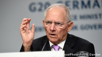 Ministrul german de finanţe, Wolfgang Schäuble